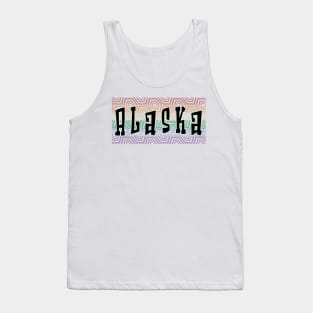 LGBTQ PATTERN AMERICA ALASKA Tank Top